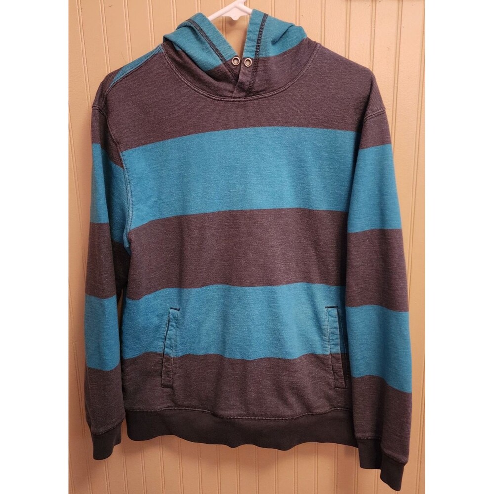 Gap Long Sleeve Pullover Striped Men's Sweatshirt Hoodie Size L